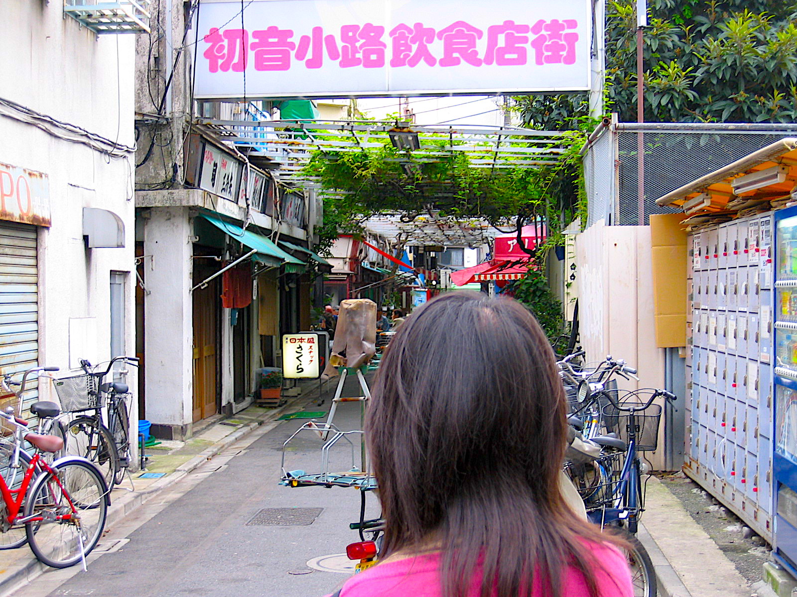 La rue de Hatsune Koji Yanaka Asakusa Tokyo