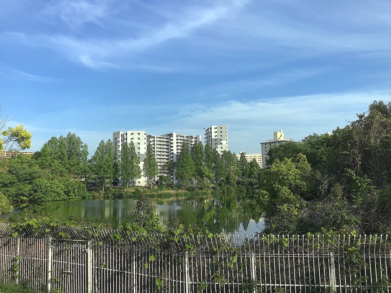 Un réservoir d eau et neauveaux apartements