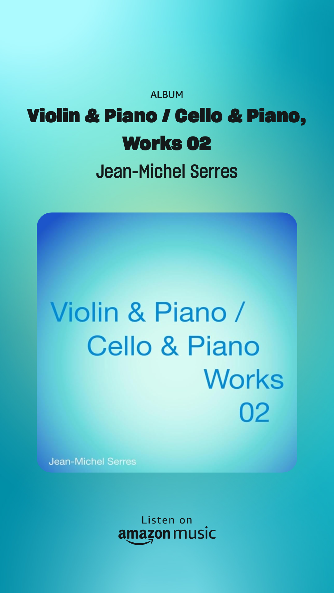 Amazon Music Violin Cello Piano Duo Works 02